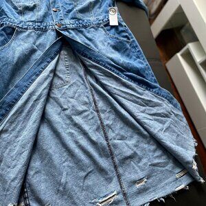 Women's Distressed Denim Dress